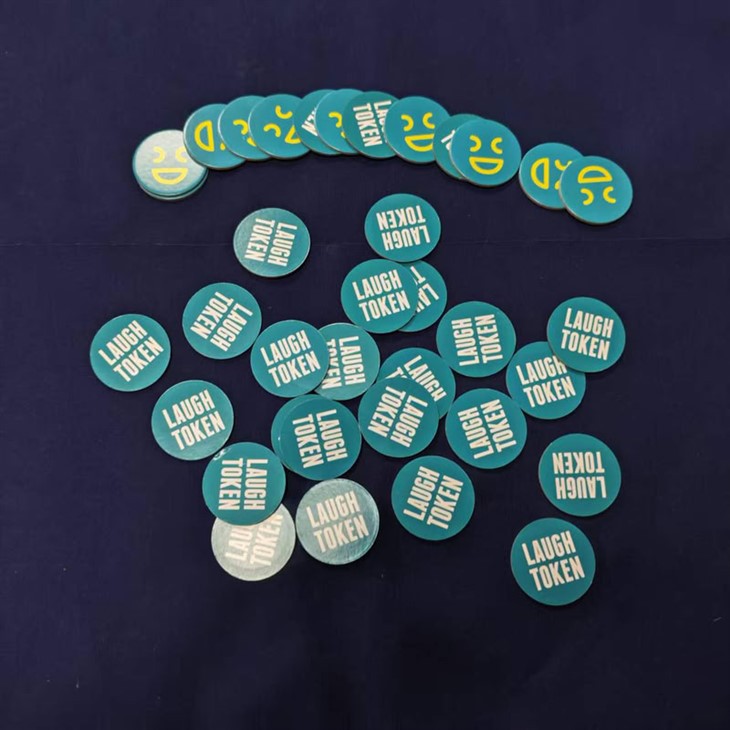 โทเค็นบอร์ดพันช์ แผ่นพันช์ และชิ้นส่วนเกม